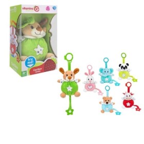 ANIMALES PELUCHE MUSICAL PARA BEBE 6 MODELO SURTIDOS 17CM