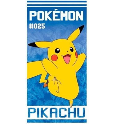 PIKACHU POKEMON TOALLA ALCOTON 70*140CM