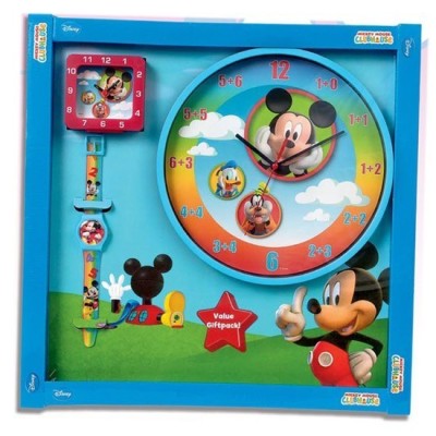 MICKEY SET RELOJ Y DESPERTADOR