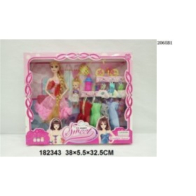 MUNECA PRINCESAS CON VESTIDOS