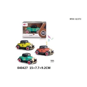 COCHE METALICO CLASICO CON SONIDOS