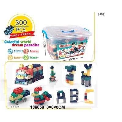 BLCOK DE CONSTRUCCION 300 PIEZAS