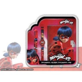 LADY BUG SET RELOJ DIGITAL + BOLI 6C + DIARIO