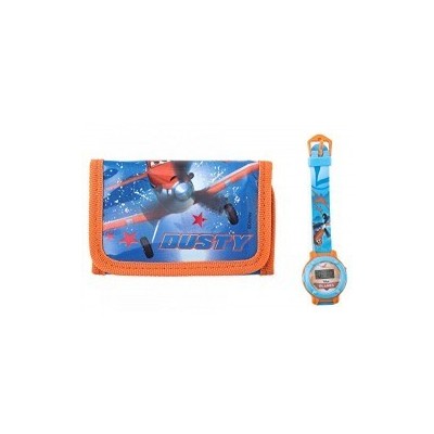 PLANES SET DE BILLETERA + RELOJ DIGITAL