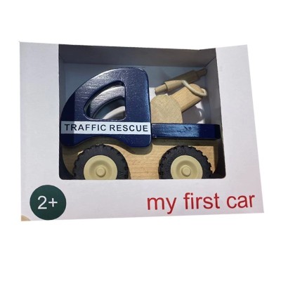 MI PRIMERA TRAFFIC RESCUE DE MADERA 15*14CM