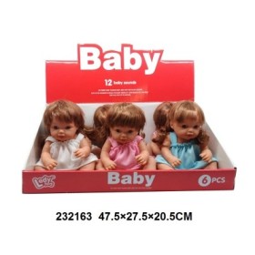 munecas con sonido de 12 tonos 30cm exp 6