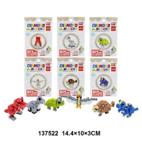 MINI BLOCK 6 dinosaurio surtido