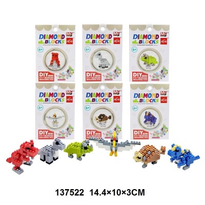 MINI BLOCK 6 dinosaurio surtido