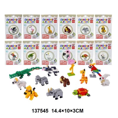 MINI BLOCK 12 ANIMALES SURTIDO