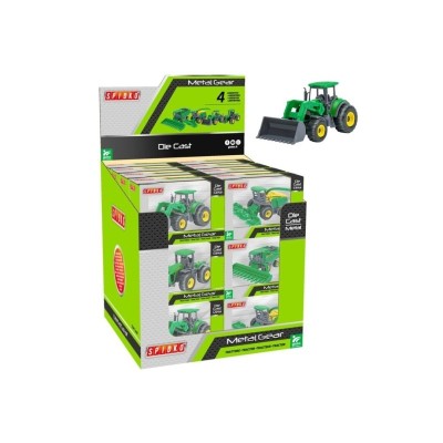 TRACTOR FRICCION MEDIOS AGR?COLAS DIE CAST SC.1: 64-4 ASS. 24PZS D/CAJA
