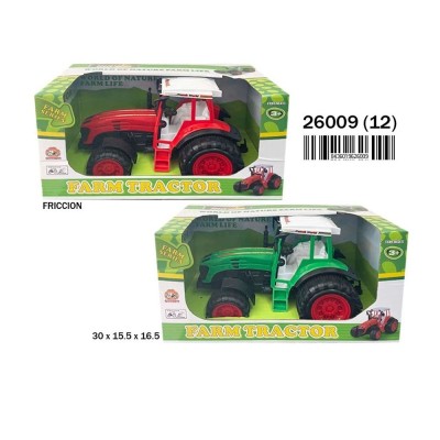 TRACTOR FRICCION 2COLORES 30*15.5*16.5CM