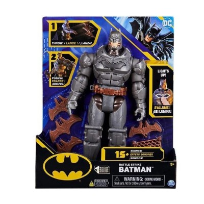FIGURA SPIN MASTER BATMAN 30cm LUZ/SONIDO