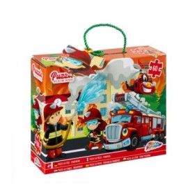 Fire brigade floor puzzle, 60 pcs 58*38.50CM
