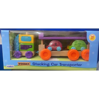 TRANSPORTADOR DE CARROS APILABLE DE MADERA