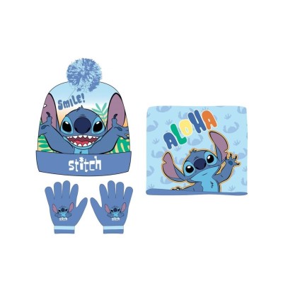 stitch set gorro con braga cello con guantes