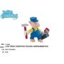 LOS TRES CERTIDO CERDITO HERRAMIENTAS FIGURA 6CM