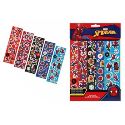 SPIDERMAN SET DE PEGATINAS 5 HOJAS