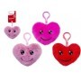 CORAZON  PELUCHE CON LLAVERO 3MODELO 12CM