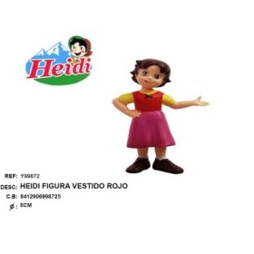 FIGURA HEIDI VESTIDO ROJAHEIDI FALDA ROJA-COMANSI