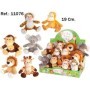 ANIMALES SELVA PELUCHE 19CM. 6 SURTIDOS EN EXP. (12)