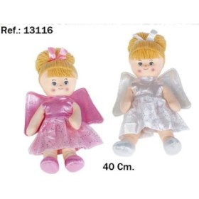 PELUCHE MUNECA TRAPO HADITA 2MODELO 40CM