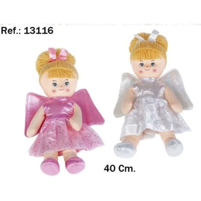 PELUCHE MUNECA TRAPO HADITA 2MODELO 40CM