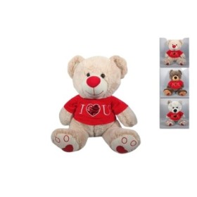 peluche oso con camiseta 3modelo 45cm