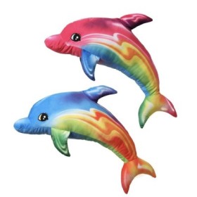 DELFIN PELUCHE ARCOIRIS 66CM