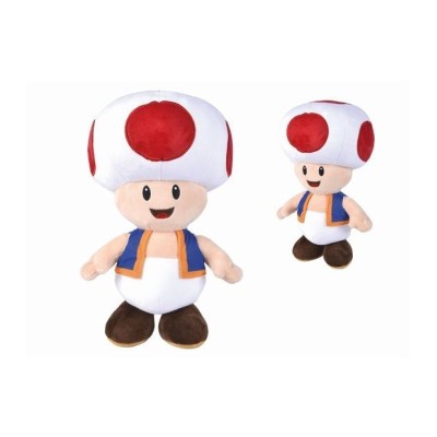 SUPER MARIO PELUCHE GRANDE TOAD SOFT 50CM-SIMBA