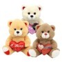 OSO PELUCHE SAN VALENTIN 3MODELOS 30CM