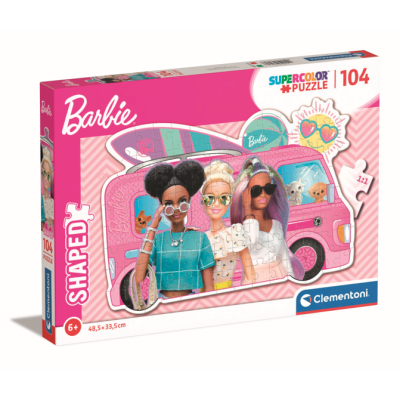 Barbie Puzzle 104 piezas con forma
