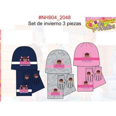 SET INVIERNO 3 PCS DOCTORA JUGUETES