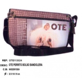 PERRO BOLSO BANDOLERA OTE 32 X 19 X 10CM
