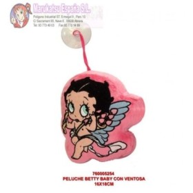 PELUCHE BETTY BABY CON VENTOSA 16X18CM
