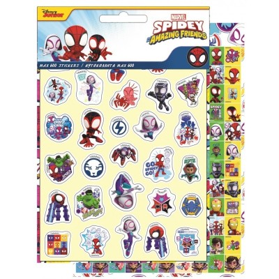 Spiderman pegatinas congeladas 600