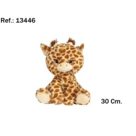 JIRAFA PELUCHE SENTADA 30CM