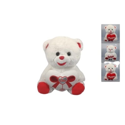 Oso Peluche con Corazon 3modelo 30cm