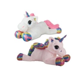 UNICORNIO PELUCHE GRANDE MULTICOLOR 130CM