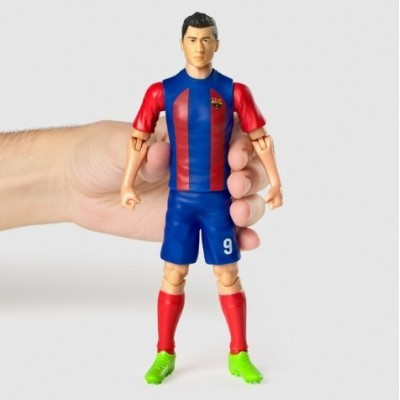 FIGURA DE ACCION LEWANDOWSKI FCB SOCKER 20 CM