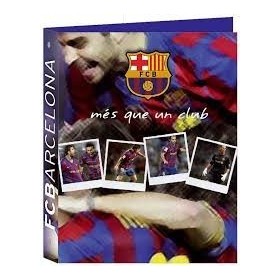 FCB CARPETA CARTON FOLIO 4 ANILLAS  PACK 2UNIDADS