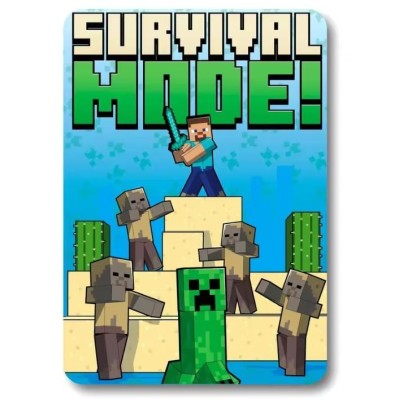 MINECRAFT MANTA POLAR 100*140CM