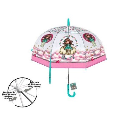 GORJUSS PARAGUAS TRANSPARENTE 42CM