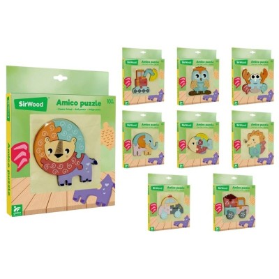 ANIMALES PUZZLE  MADERA 9MODELO