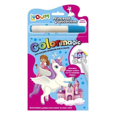 LUDUM BEST COLORMAGICO-PRINCESAS CON UNICORNIO