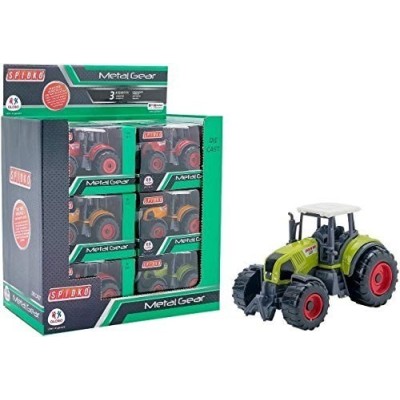 TRACTOR FRICCION DISPLAY BOX METALICO 3COLOR 7.5X11CM