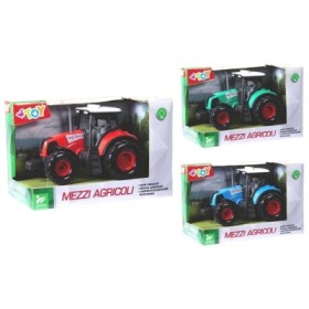 TRACTOR FRICCION CON SONIDO 3 COL 18 CM