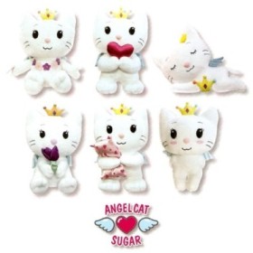 PELUCHE ANGEL CAT SUGAR 25CM 6 MODELOS SURTIDOS  TARIFA A UNIDAD
