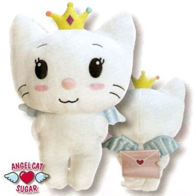 ANGEL CAT PELUCHE 35CM CON CARTA DE AMOR