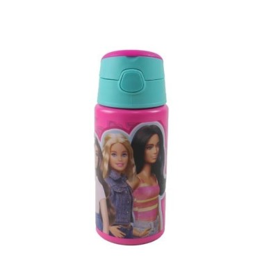 Barbie Botella aluminio Flip 500ml