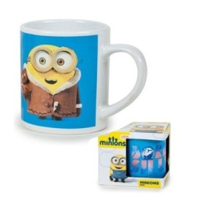 TAZA CERAMICA MINIONS _ BORED SILLY